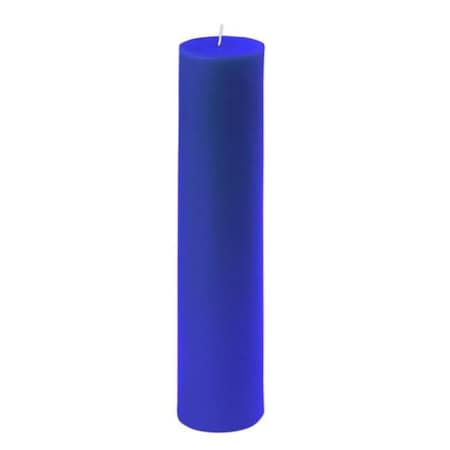 Jeco Jeco CPZ-2906 2 x 9 in. Blue Pillar Candle; Pack of 12 CPZ-2906